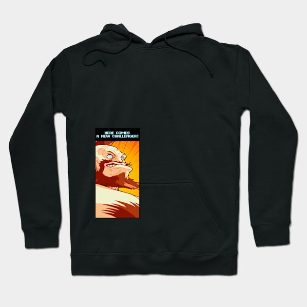 Here Comes A New Challenger - Zangief Hoodie by nocartinslot